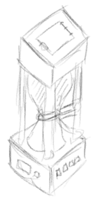 Sketch of the hourglass